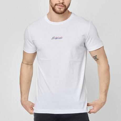 Crew Neck Logo Tee // White (S)