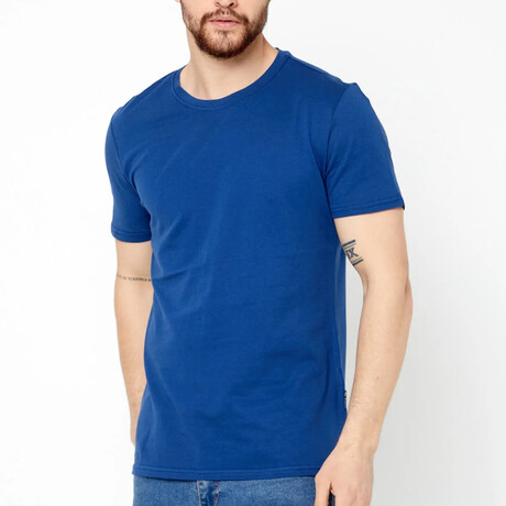 Crew Neck T-shirt // Blue (S)
