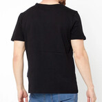 V Neck Tees // 2 Pack // Black, White (L)