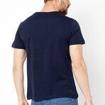 Crew Neck Logo Tee // Navy (2XL)