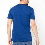 Crew Neck T-shirt // Blue (XL)