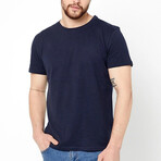 Crew Neck Tees // 5 Pack // Gray, Navy Blue, Black, White (2XL)