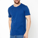 Crew Neck Tees // 5 Pack // Gray, Navy Blue, Black, White (2XL)