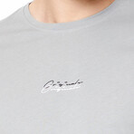 Crew Neck Logo Tee // Gray (XL)