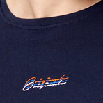 Crew Neck Logo Tee // Navy (2XL)