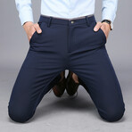 Slim Fit Stretch Pants // Blue (28)