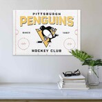 Pittsburgh Penguins Rink Canvas Wall Decor