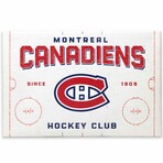 Montreal Canadians Rink Canvas Wall Decor