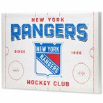 New York Rangers Rink Canvas Wall Decor