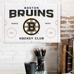 Boston Bruins Rink Canvas Wall Decor