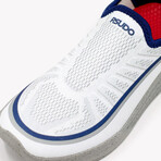 Racer Sport // White + Navy (US: 12)