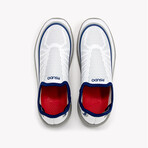 Racer Sport // White + Navy (US: 12)
