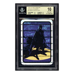 1995 Batman Forever Vending Machine Stickers Batman in Spotlight // BGS 10 Pristine