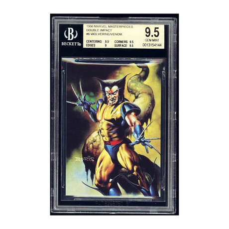 1996 Marvel Masterpieces Double Impact #6 Wolverine Venom // BGS 9.5 Gem Mint