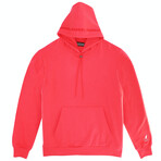 Embroidered Hoodie // Coral (S)
