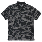 Smokescreen Short Sleeve Pique Polo // Black Camo (M)