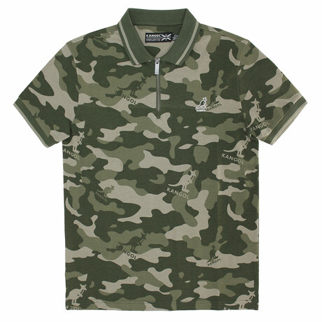 Smokescreen Short Sleeve Pique Polo // Army Camo (S)