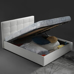 Selena Storage Bed // Full Size // White