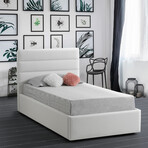 Phoebe Storage Bed // Twin Size // White