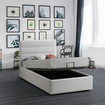 Nina Storage Bed // Twin Size // Gray