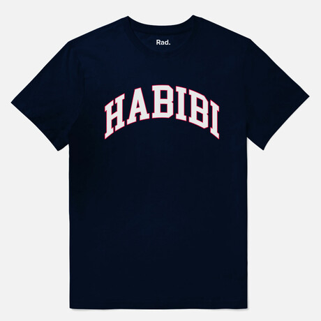Habibi College T-shirt // Navy (S)