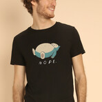 Nope T-shirt // Black (S)