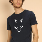 Foxy Shape T-Shirt // Navy (S)