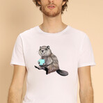 Beaver T-shirt // White (S)
