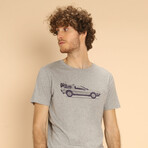Delorean T-shirt // Gray (S)