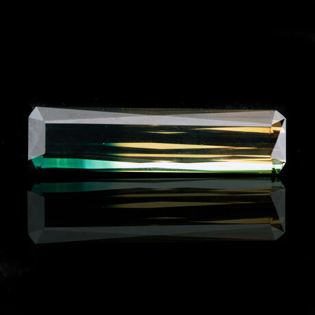 Faceted Bicolor Tourmaline // 12.75 Carats