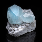 Aquamarine on Muscovite // 297 Grams