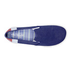 Sam Stripe Slip On // Navy (US: 7.5)