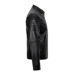 Distressed Jacket // Black (XL)