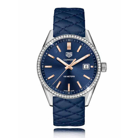 Tag Heuer Ladies Carrera Diamond Quartz // WAR1114.FC6391 // Pre-Owned
