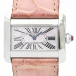 Cartier Ladies Mini Tank Divan Quartz // W6301455 // Pre-Owned