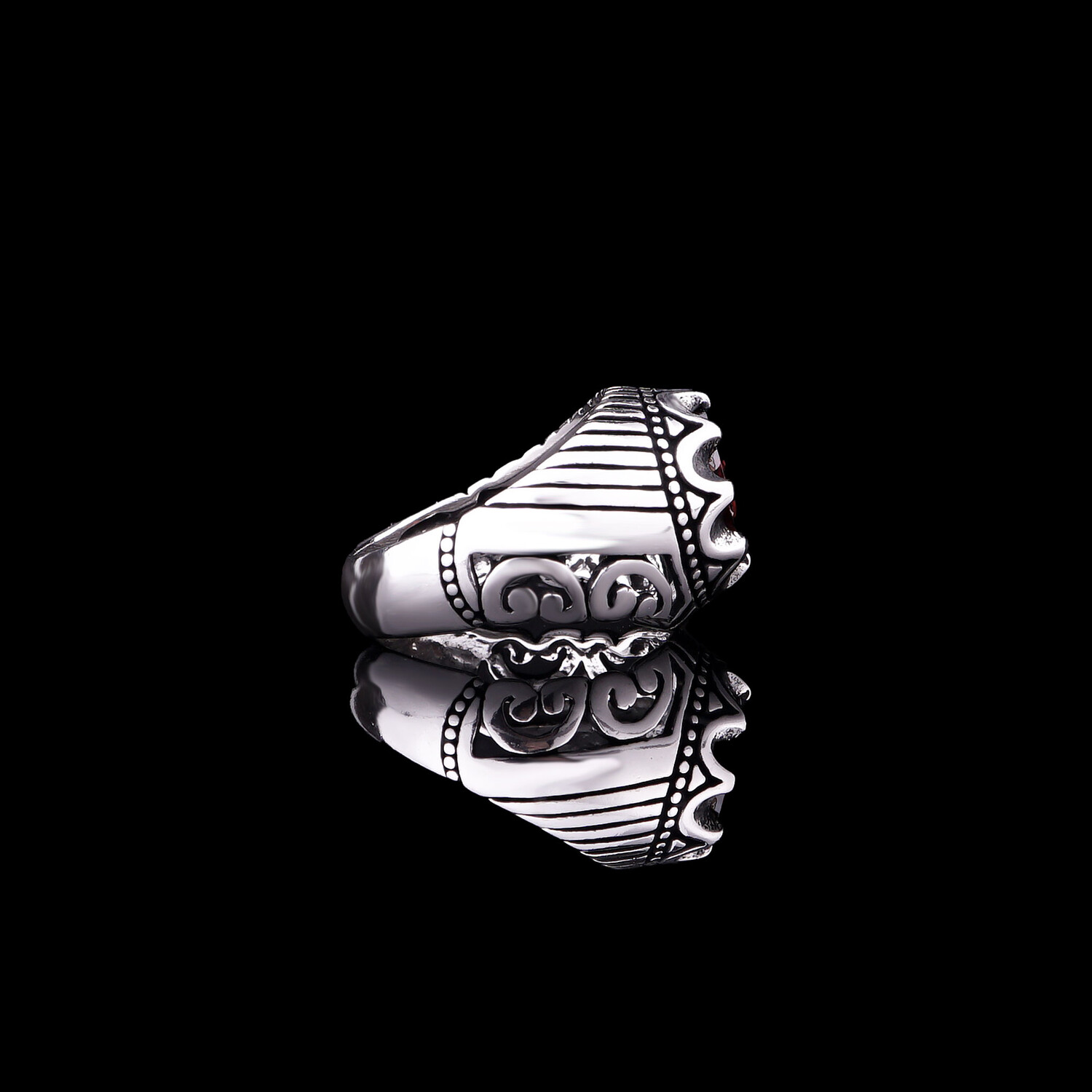 Cool Garnet Ring (6.5) - Ephesus Jewelry: Men's Rings - Touch of Modern