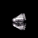 Cool Garnet Ring (6.5)