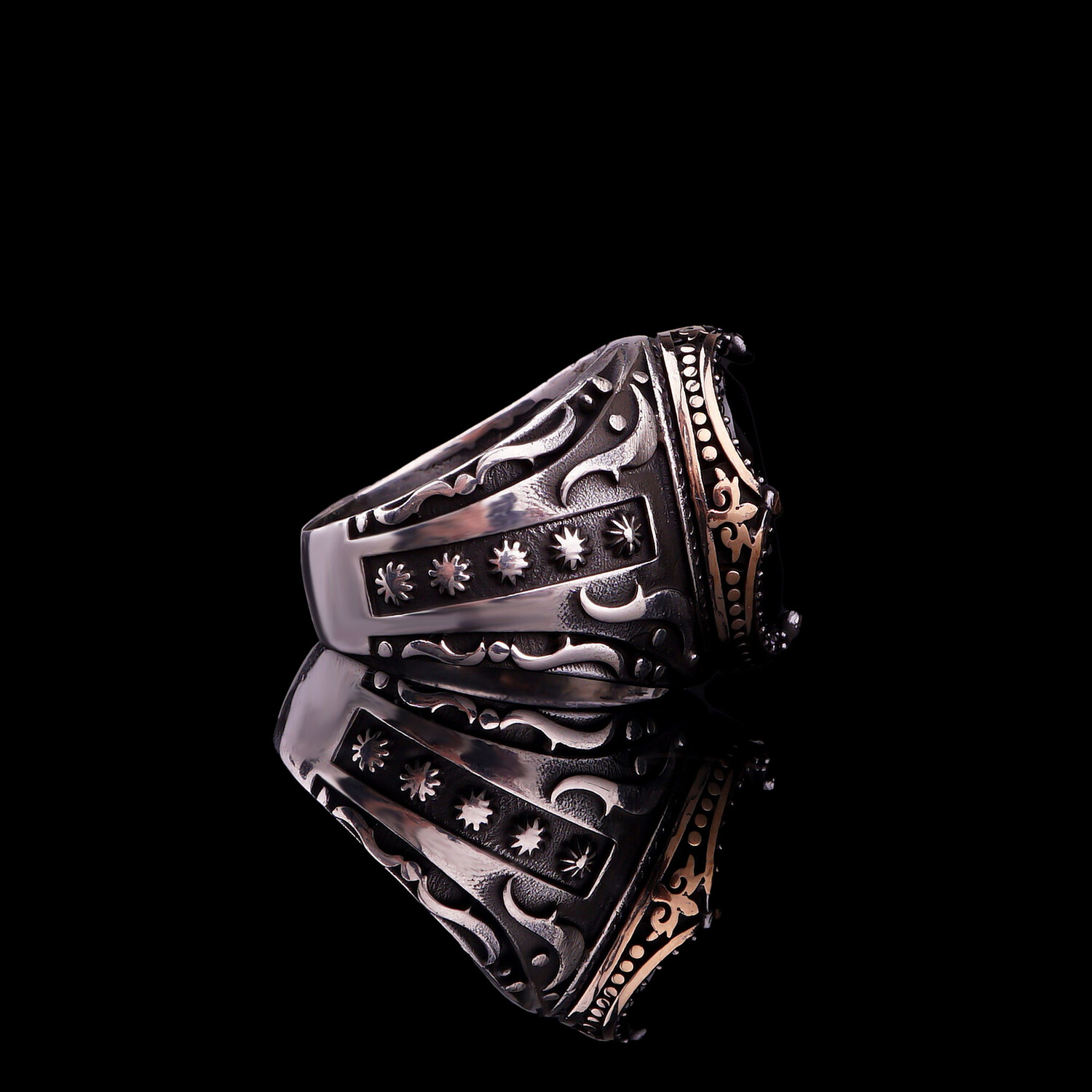 Black Onyx Ring (6) - Ephesus Jewelry: Men's Rings - Touch of Modern