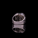 Stylish Emerald Ring (8.5)