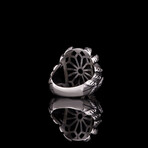 Claw Ring with Black Stone (8)