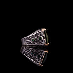 Stylish Emerald Ring (5.5)
