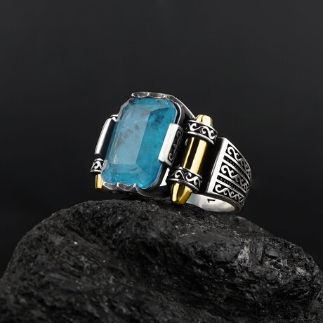 Unique Blue Tourmaline Ring (5)
