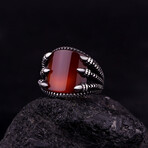 Eagle Claw Ring with Red Agate (8)