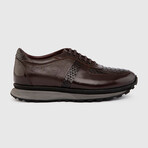 Bara Snake Leather Men's Sneaker // Brown (Euro: 41)