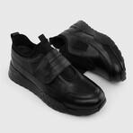 Secale Floater Leather Men's Sneaker // Black (Euro: 42)