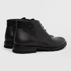 Avena Printed Leather Men's Boot // Black (Euro: 45)