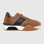 Roni Saddle Suede Leather Men's Sneaker // Brown (Euro: 41)