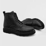 Sorbus Floater Leather Men's Boot // Black (Euro: 41)