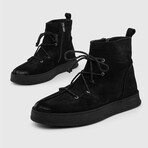 Jarip Suede Leather Men's Boot // Black (Euro: 40)