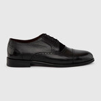 Funchal Buffalo-Deer Leather Men's Oxford // Black (Euro: 42)